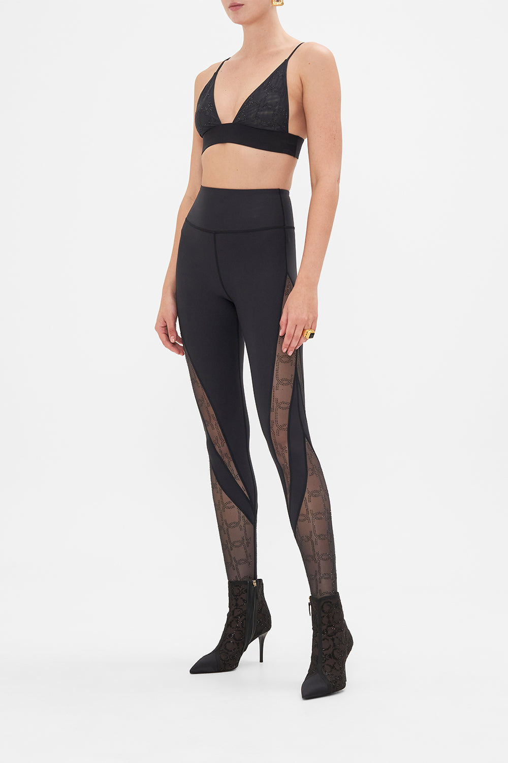 CAMILLA black mesh bra