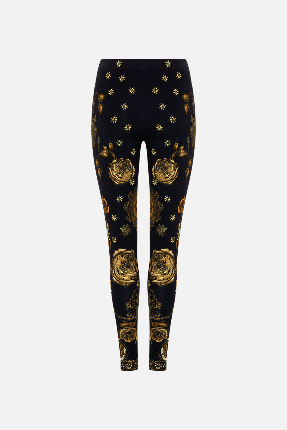 CAMILLA Black Leggings in So Says the Oracle