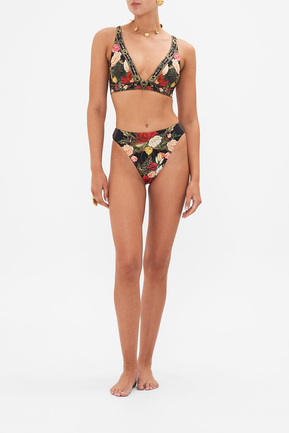 CAMILLA black soft CD bra with back clip in Magic in the Manuscripts