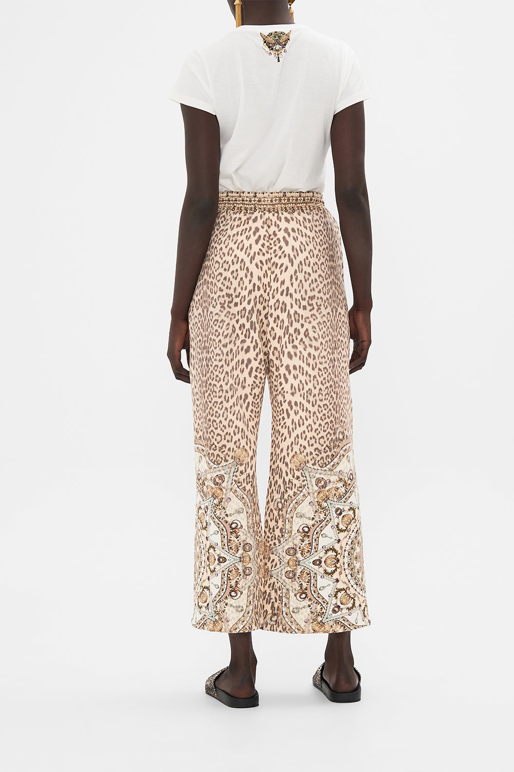 CAMILLA track pants in Grotto Goddess print