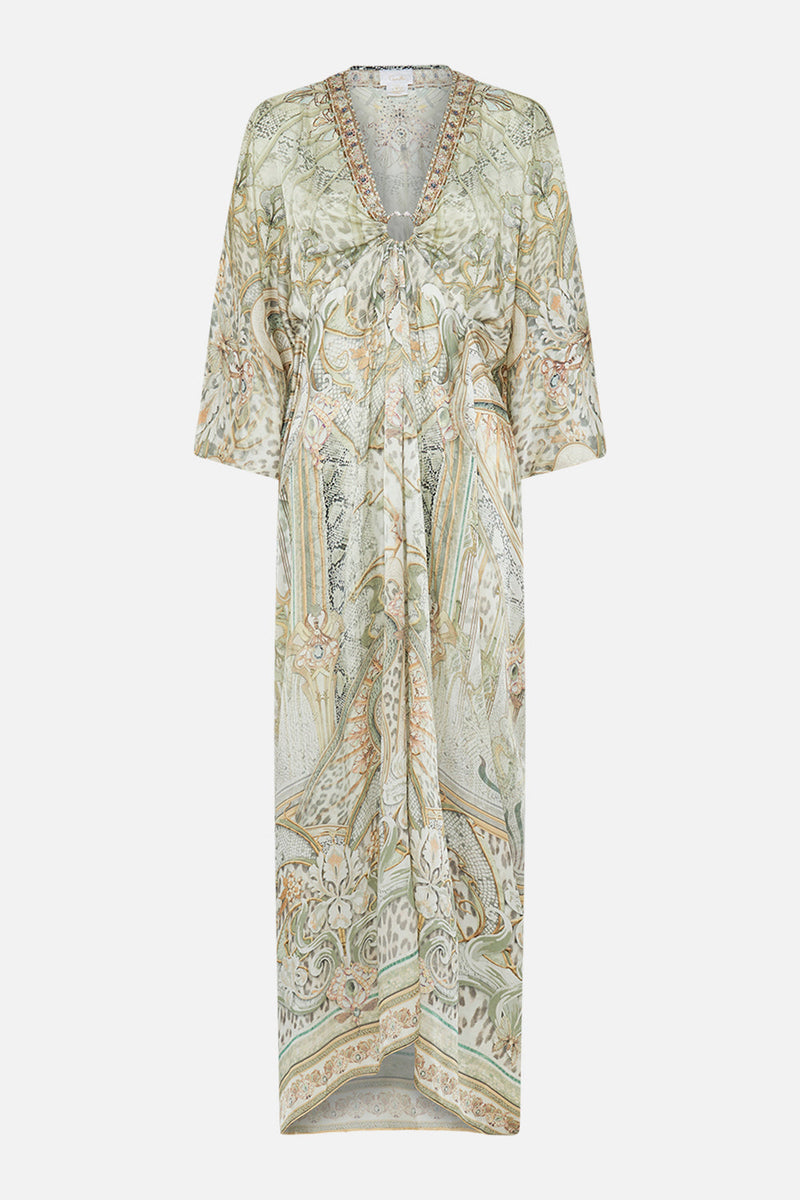 SPLIT SLEEVE KAFTAN WITH HARDWARE DRAGON DIVINITY