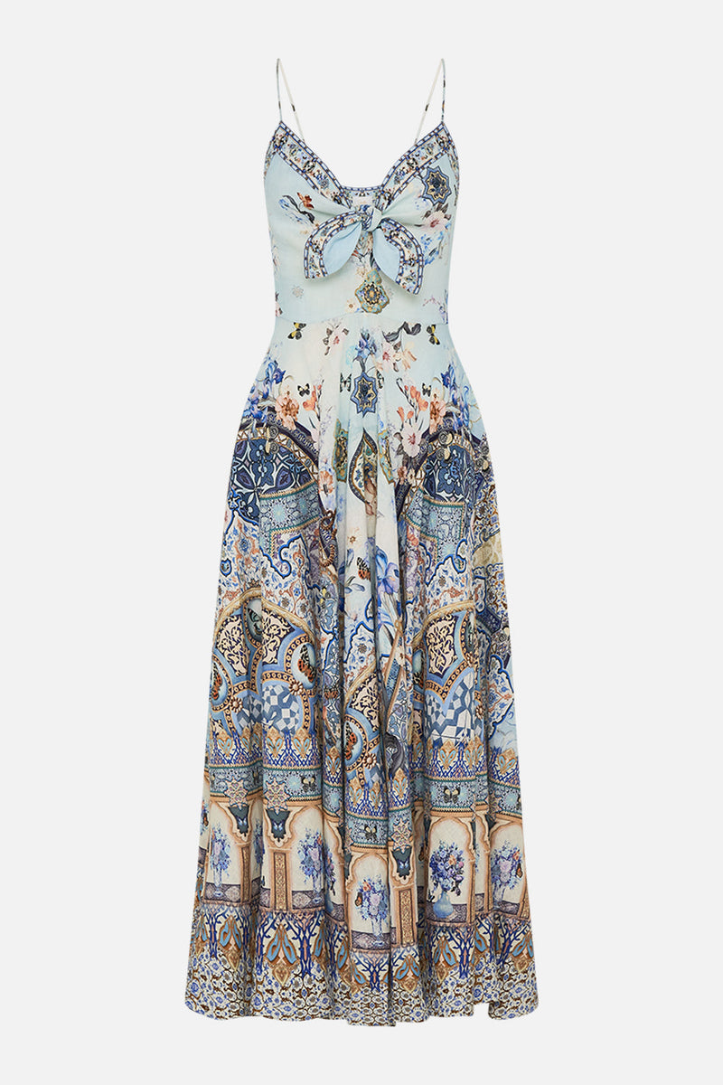 GATHERED CAMI WITH ADJUSTABLE STRAPS AL MANIAL PALACE MEMOIRS