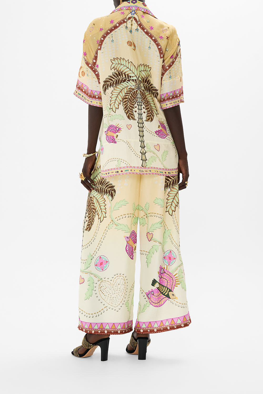 OVERSIZED SHIRT WITH POCKET ASWAN ABSTRACT