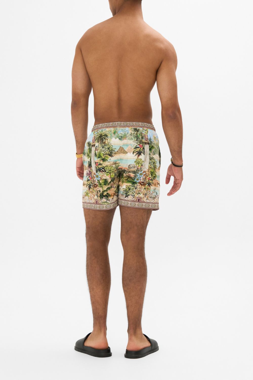 CAMILLA Mid-Length Boardshort in Views of the Valley Print