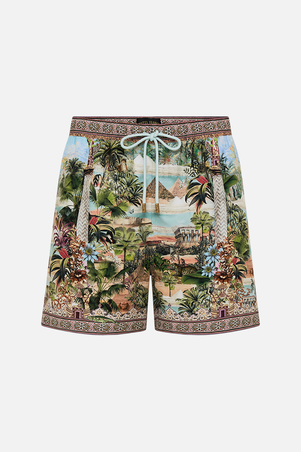CAMILLA Mid-Length Boardshort in Views of the Valley Print