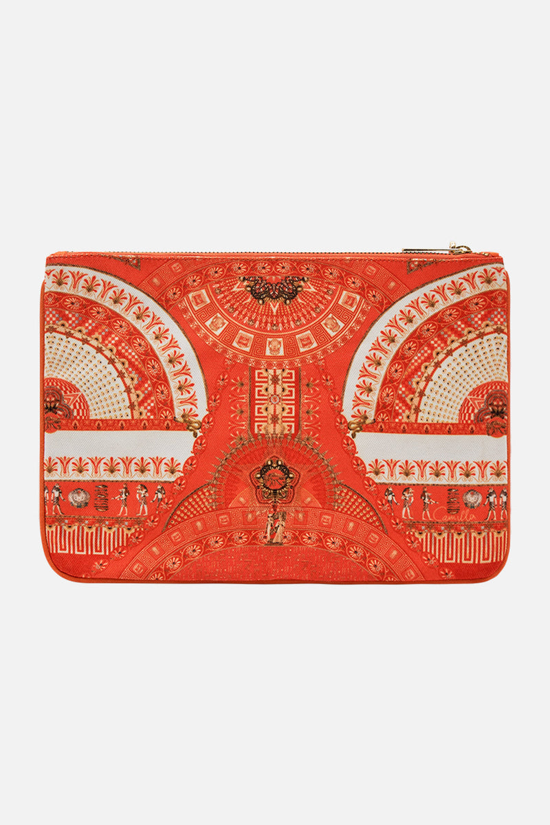 SMALL CANVAS CLUTCH GEISHA GATEWAYS