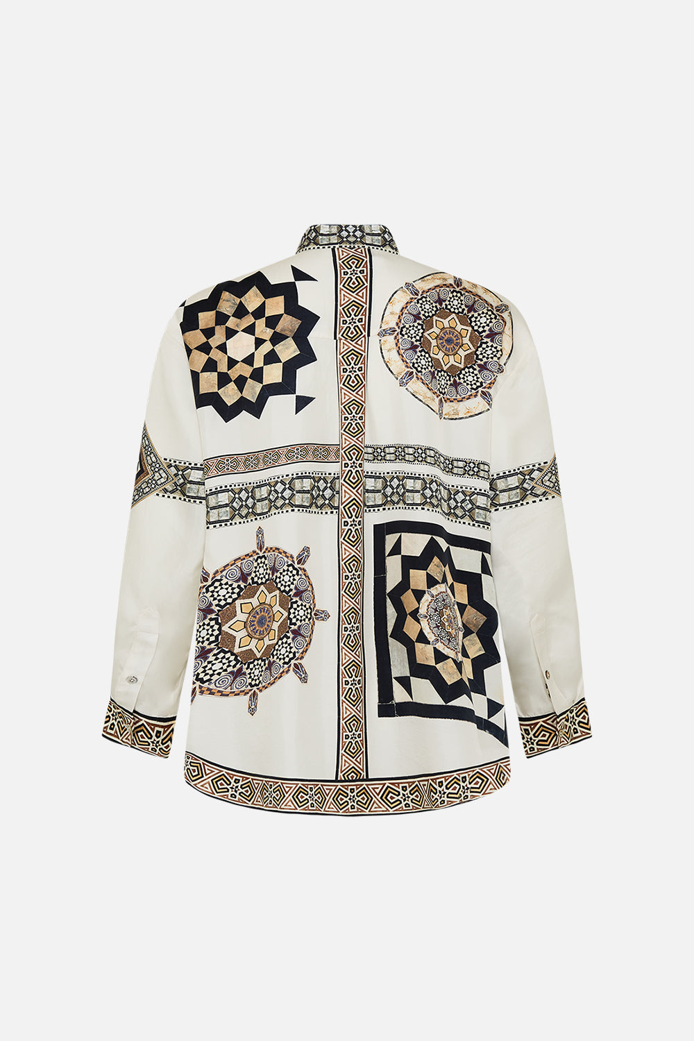 CAMILLA Oversized Shirt in Make Me Your Mosaic Print