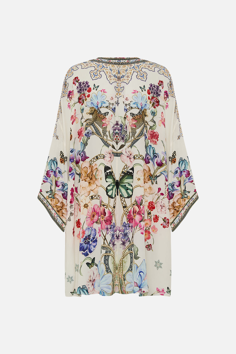 V NECK SHORT KAFTAN WITH TIES MONSERRATE MAGIC