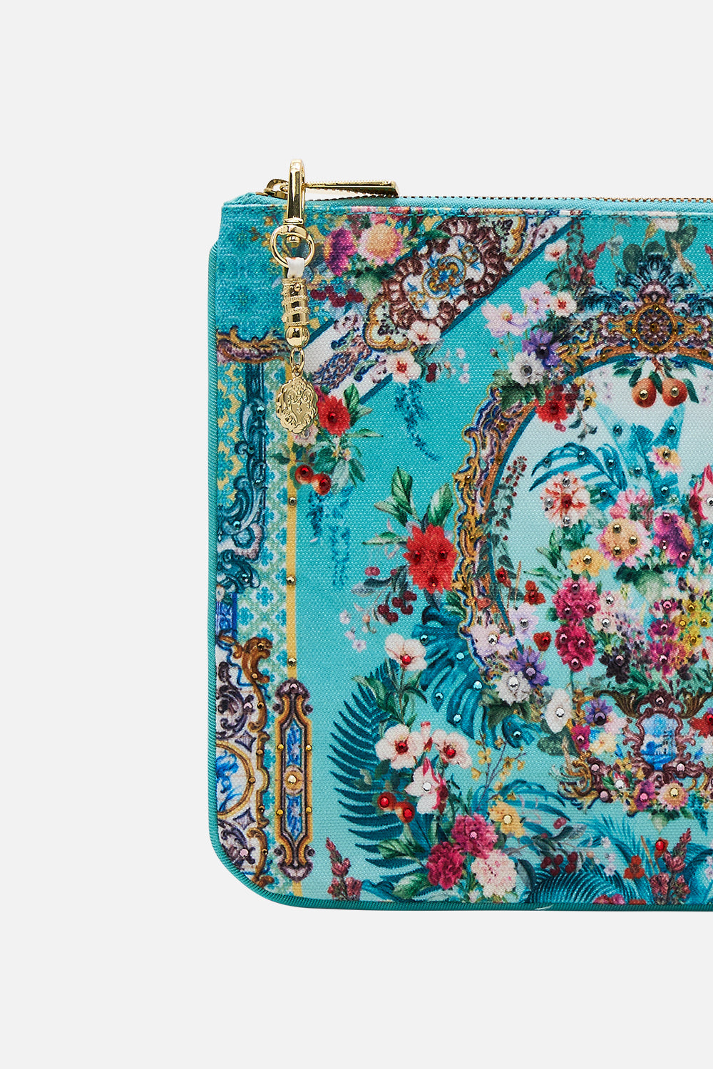 SMALL CANVAS CLUTCH GARDENS OF QUELUZ