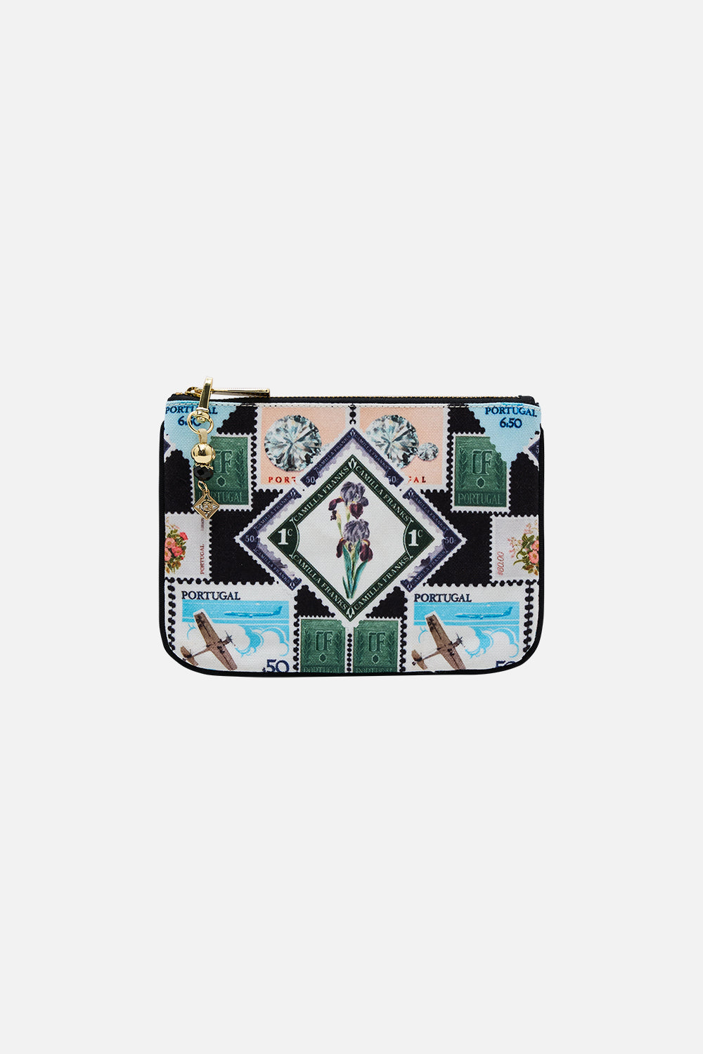 CAMILLA Coin And Phone Purse in My Porto Pen Pal print