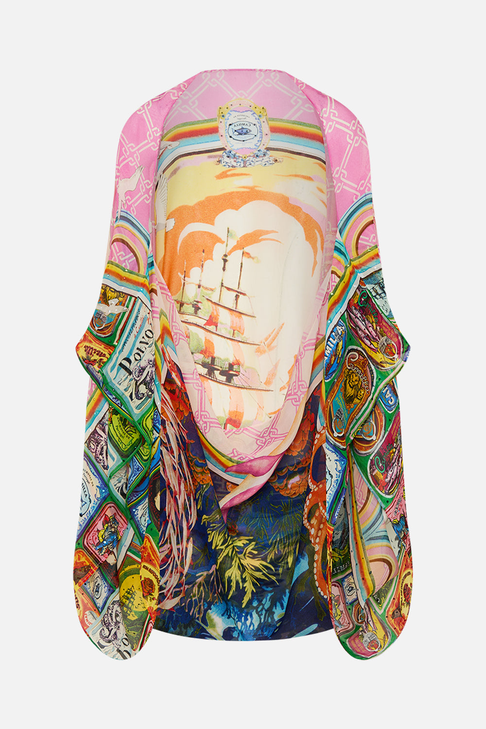 SILK SHRUG SALTY SPLENDOUR