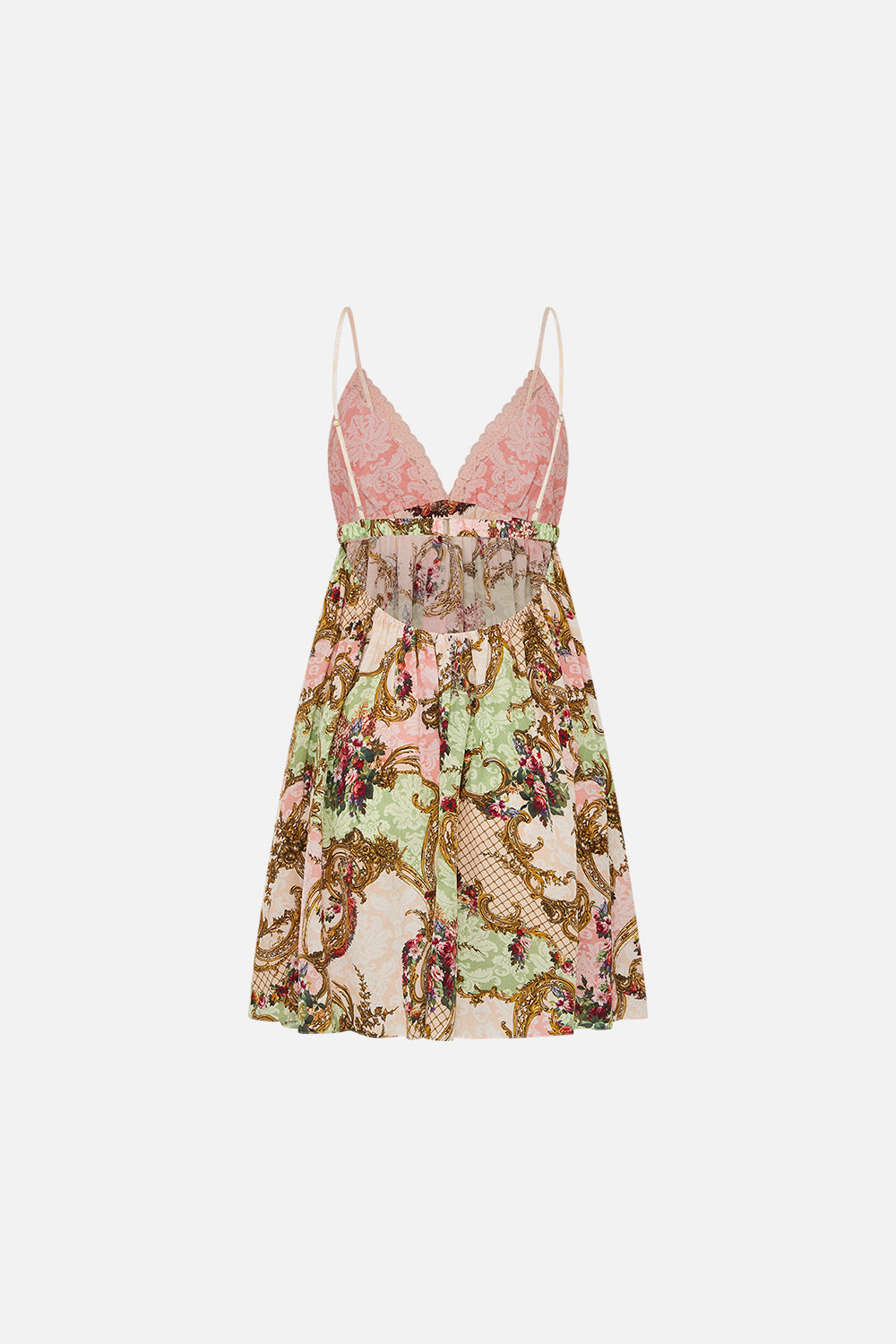 BRALETTE DETAIL SHORT DRESS THE QUEENS QUARTERS