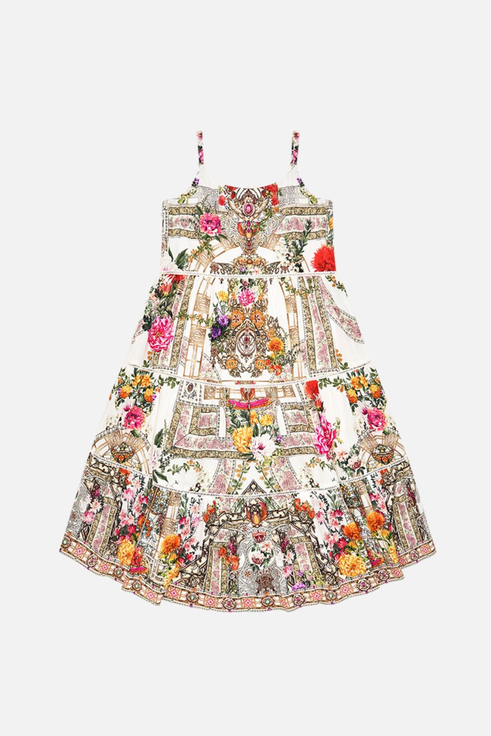 Milla By CAMILLA Kids high low hem dress in Egyptian rose print.