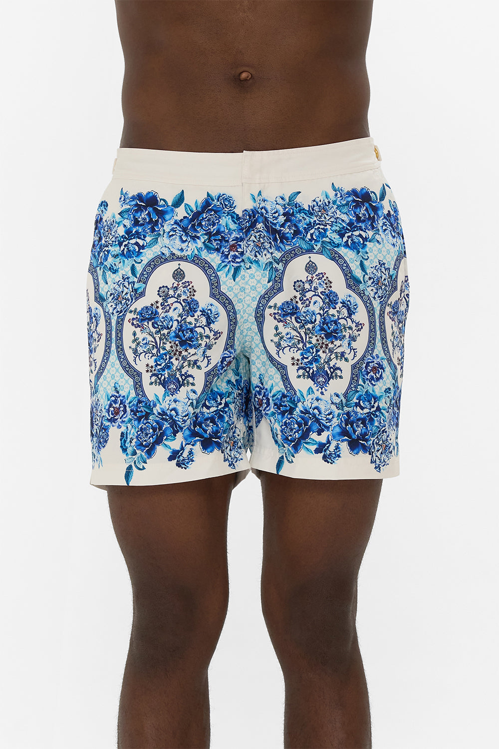 MID LENGTH BOARDSHORT WITH FIXED WAIST A CERAMIC GARDEN