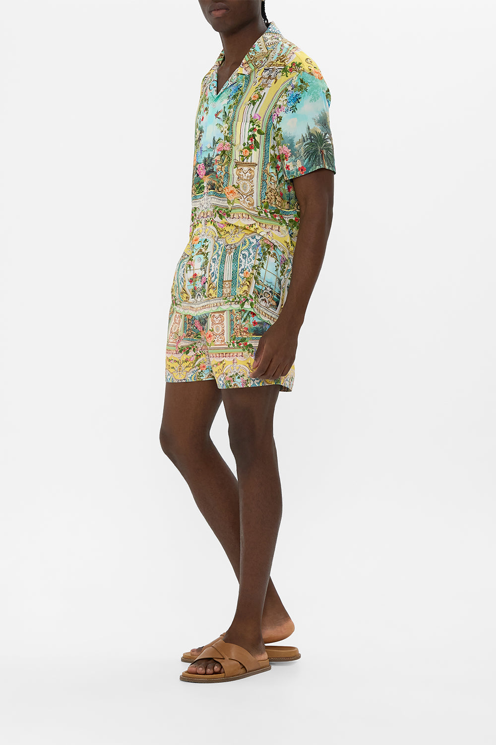 SHORT SLEEVE CAMP COLLARED SHIRT TALES OF TOPKAPI PALACE