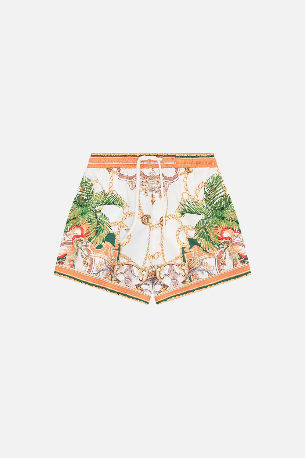 Product view of MILLA By CAMILLA boys printed boardshorts in Soul Searching print