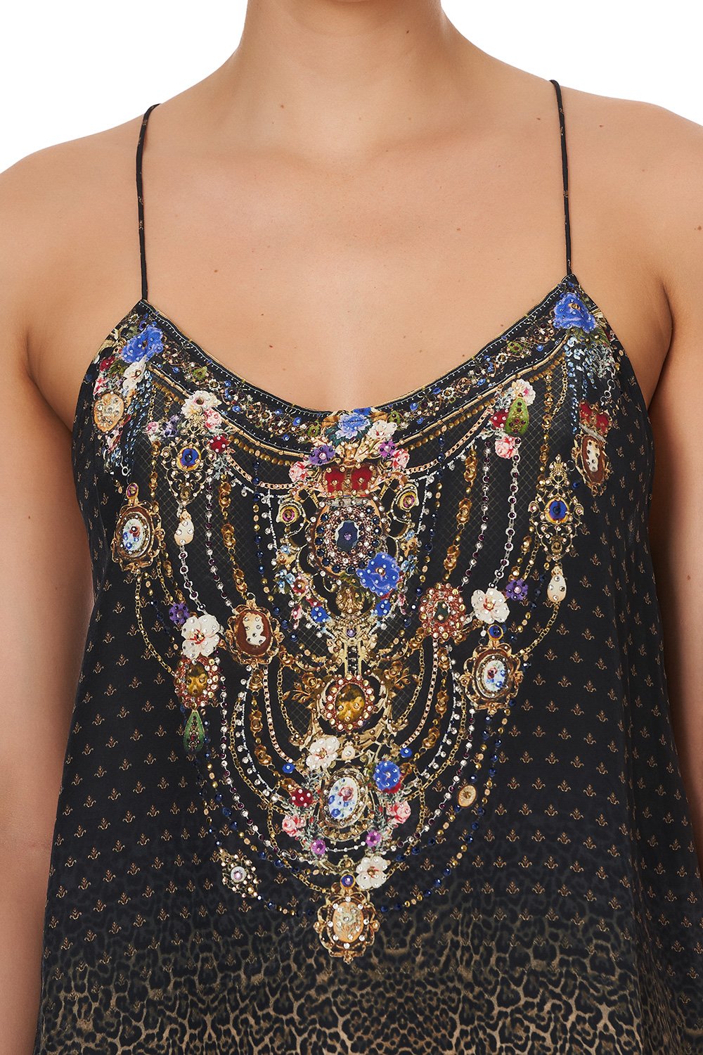 T BACK SHOESTRING TOP ROYAL RESIDENCE