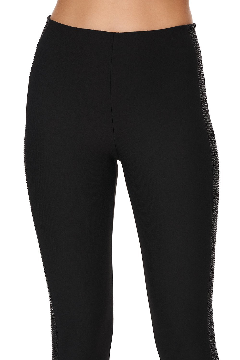 PONTE PANT WITH SIDE PANEL PUNK OF PRIMROSE