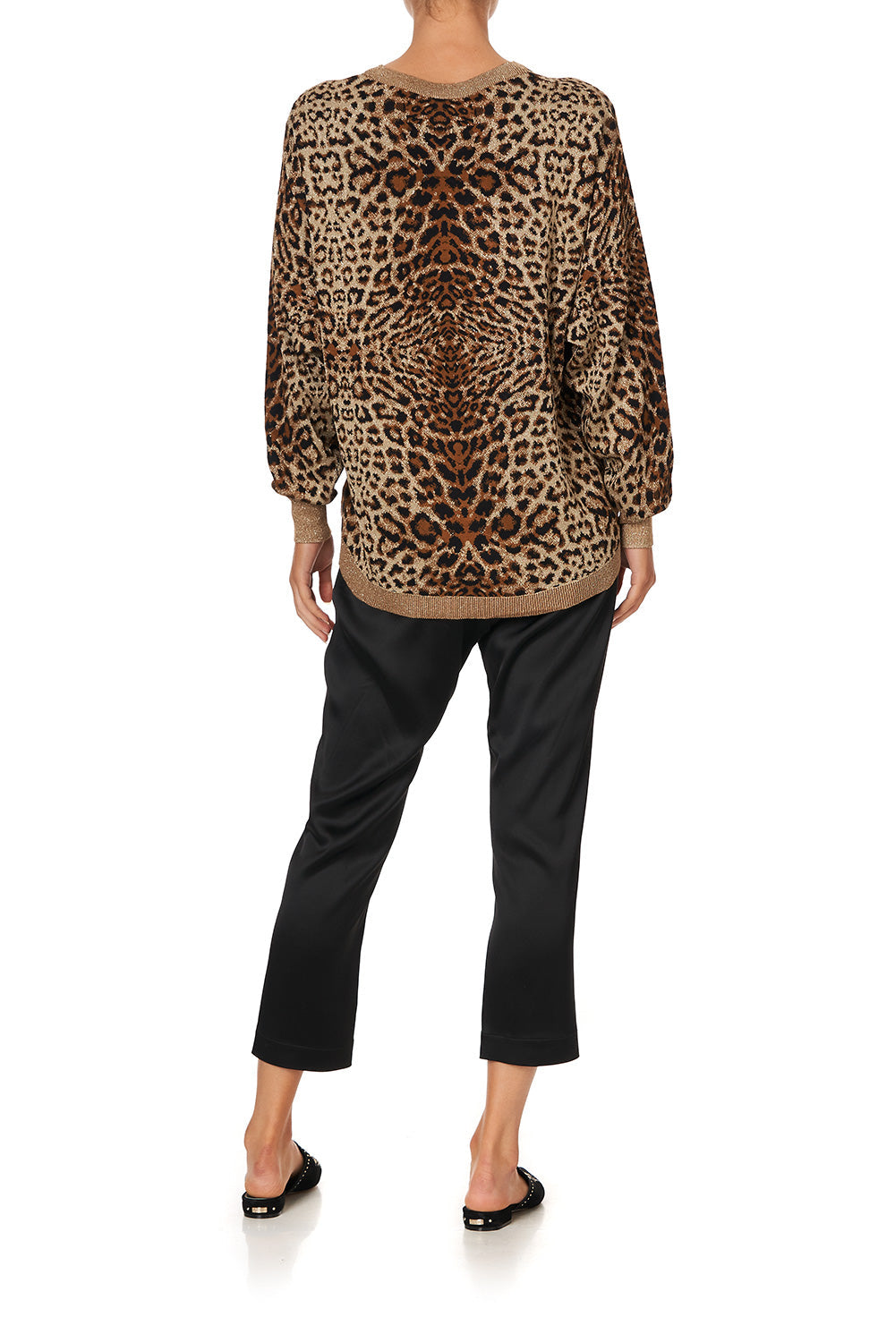 KNIT PRINTED JUMPER POETIC ANARCHY