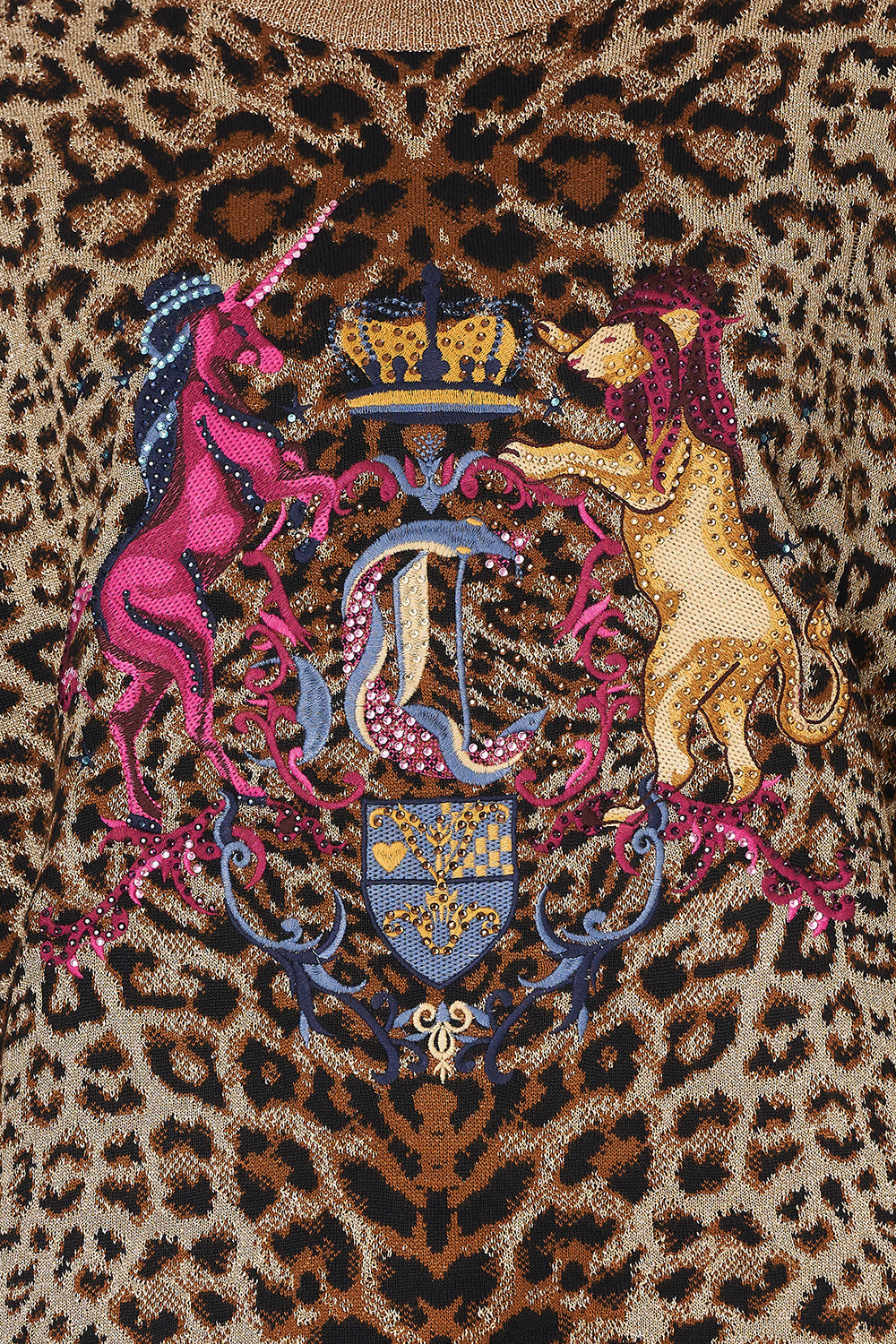 KNIT PRINTED JUMPER POETIC ANARCHY