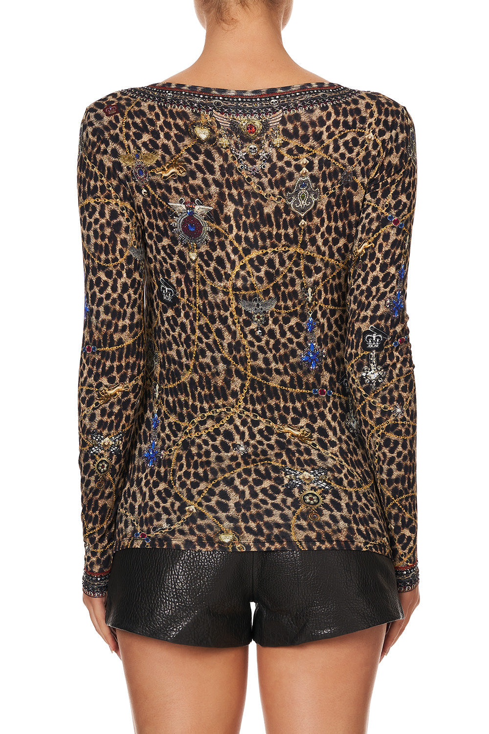 LONG SLEEVE FITTED TOP POETIC ANARCHY