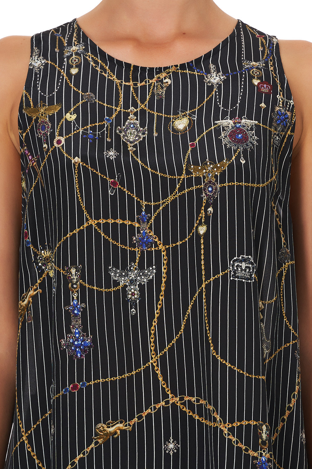 BUTTON BACK TOP PUNK OF PRIMROSE