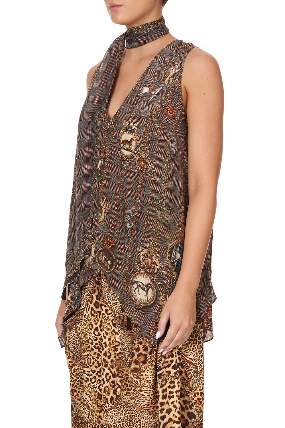 HANDKERCHIEF HEM TOP LADY LODGE