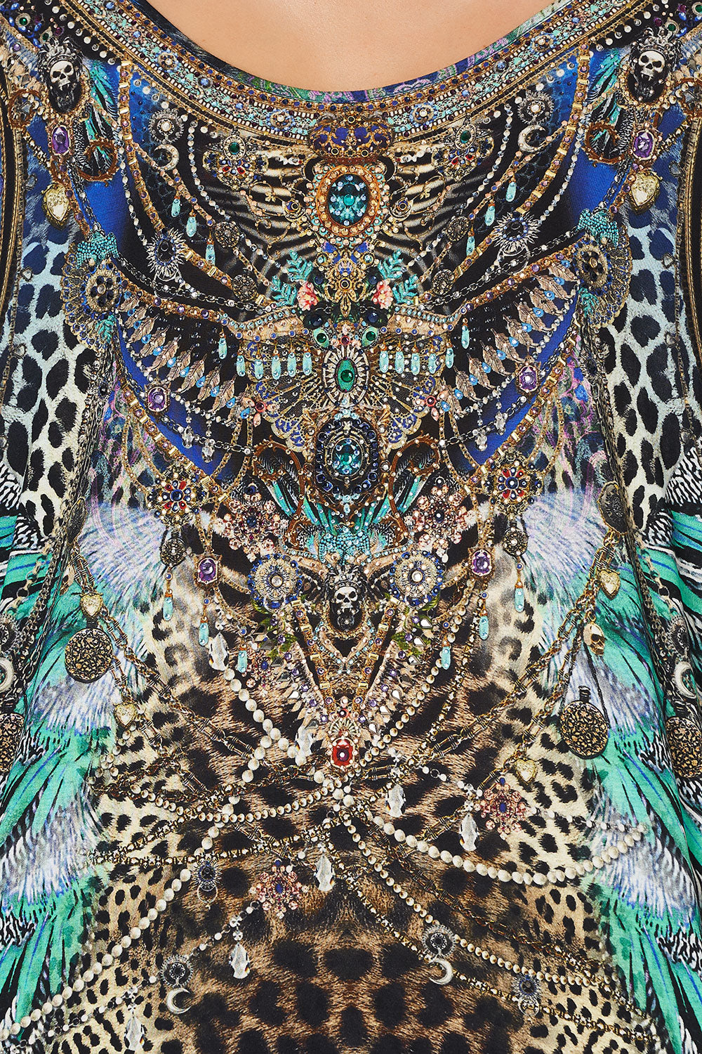 LOOSE FIT ROUND NECK TEE ANIMAL ARMY