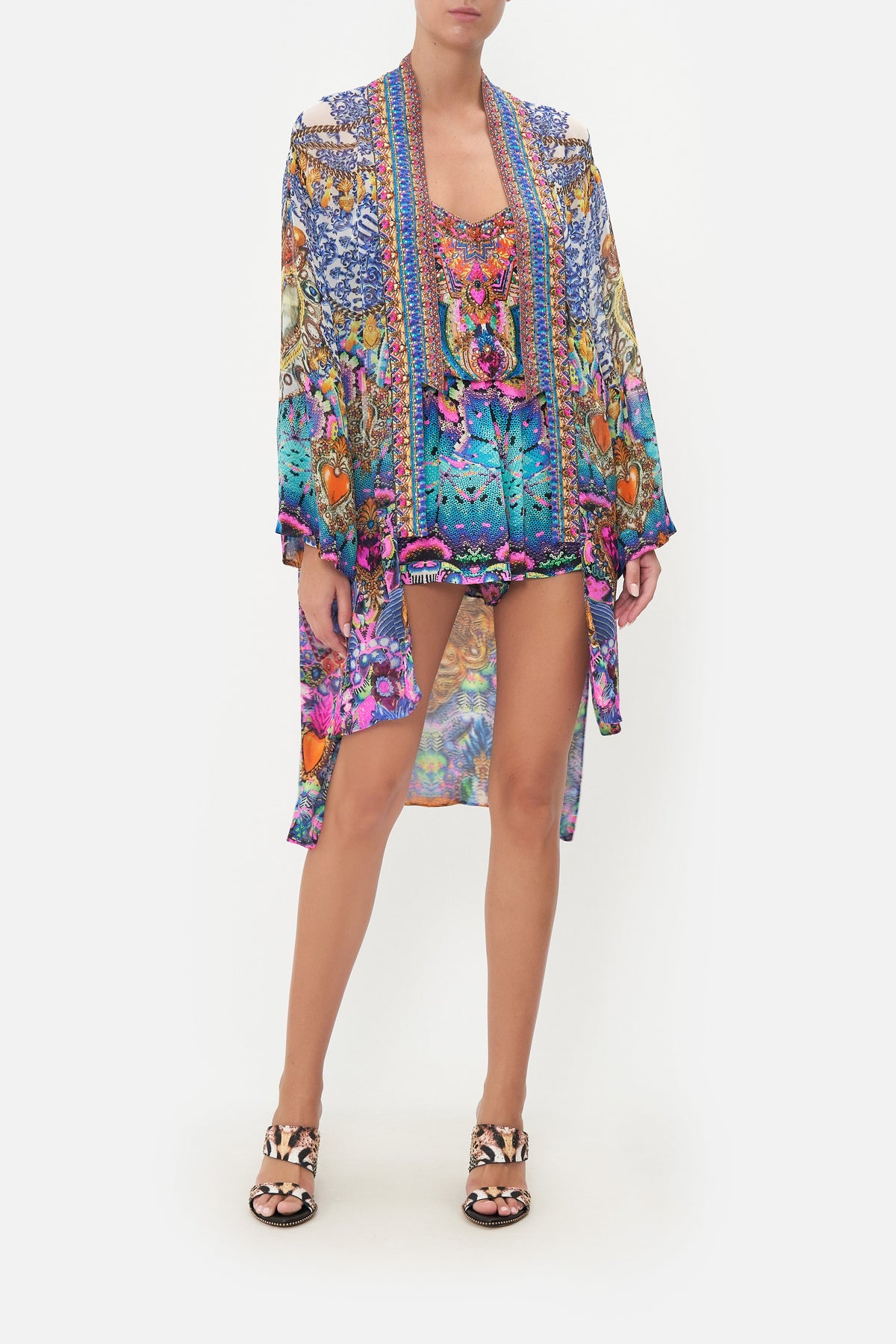 LAYERING WITH NECK BANDS LUCKY CHARMS