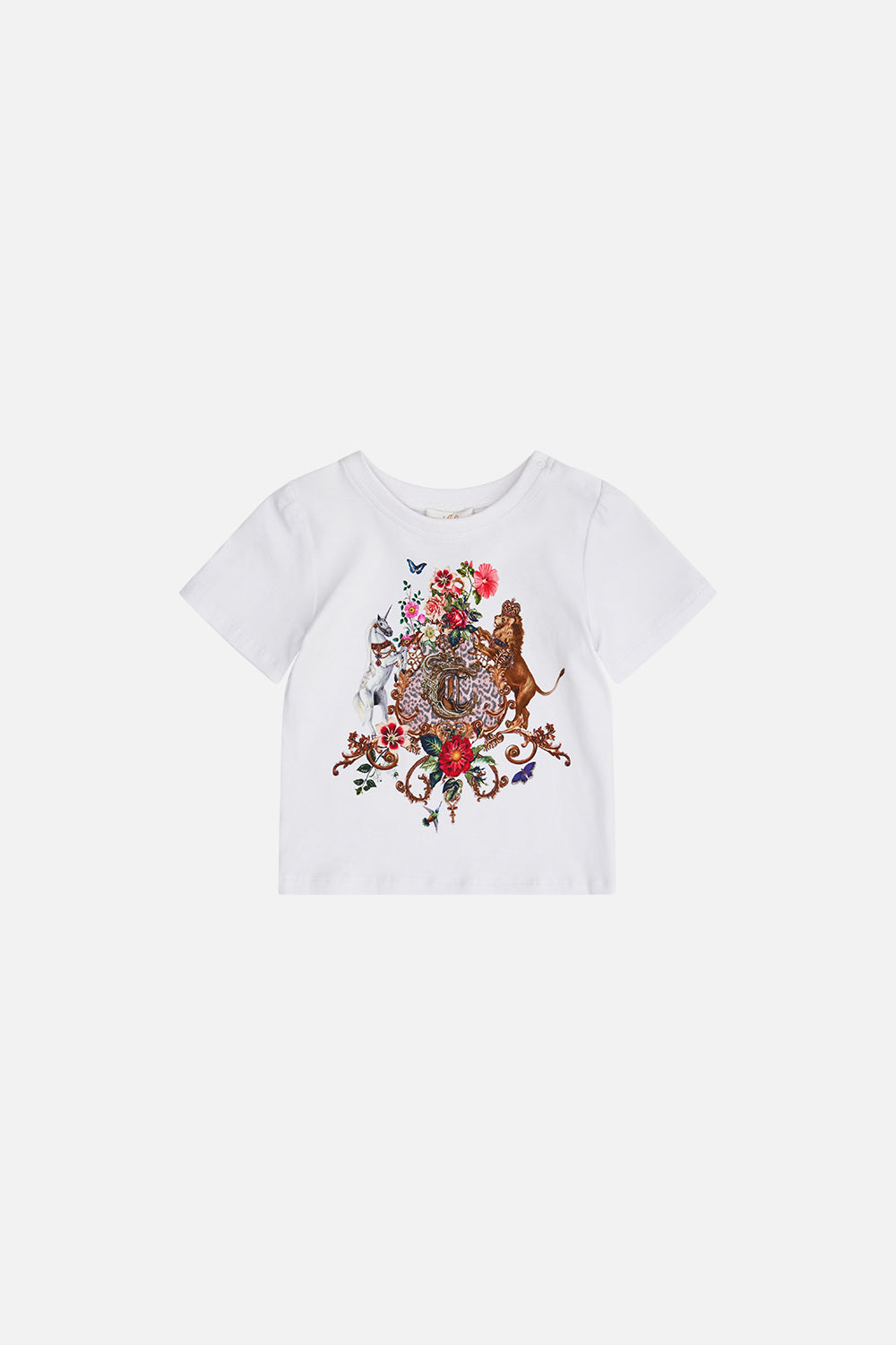 BABIES SHORT SLEEVE TEE LEOS BOUQUET