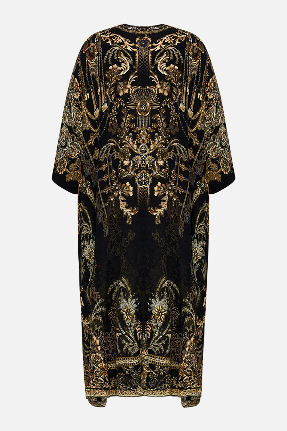 SPLIT SLEEVE KAFTAN WITH HARDWARE THE NIGHT IS NOIR