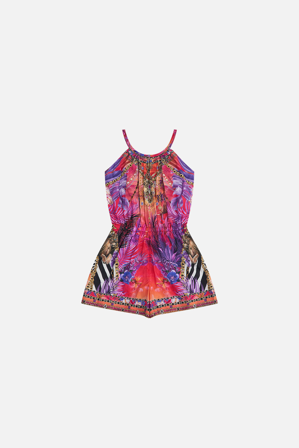 CAMILLA kids colourful playsuit in Wild Loving print
