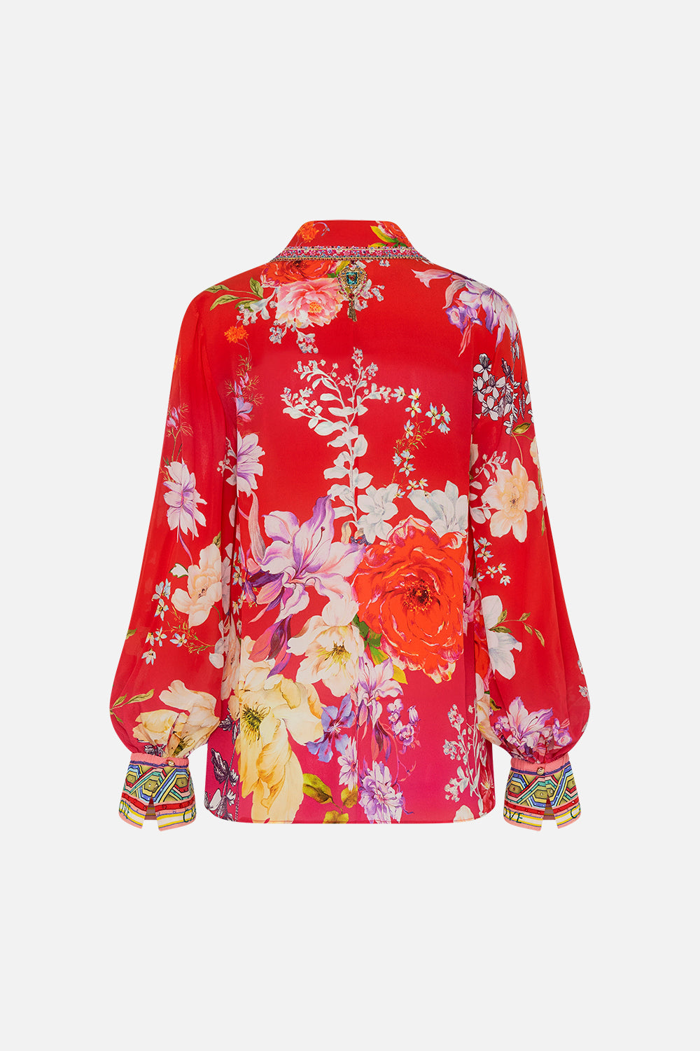 CURVED COLLAR BLOUSE KISS AND TELL