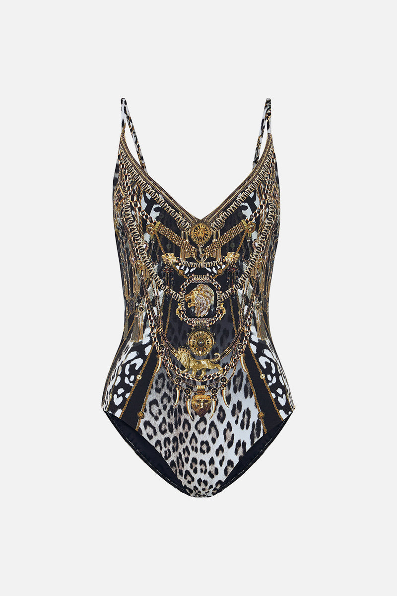 Castaway Frill V Neck One Piece