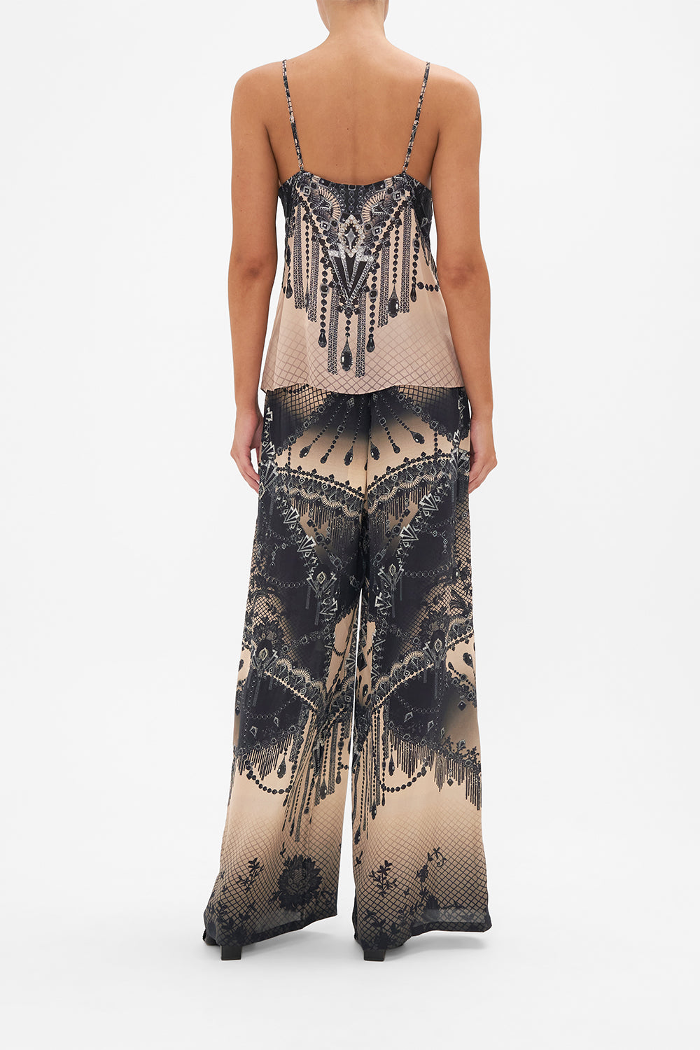 LACE TRIM CAMI CURTAIN CALL CHAOS