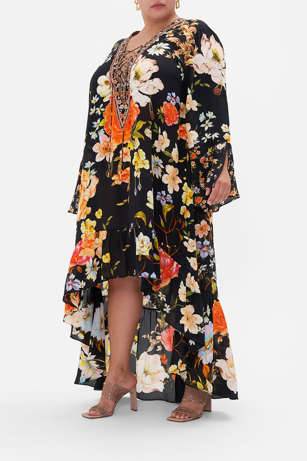 SHORT DRESS WITH HIGH LOW HEM SECRET HISTORY