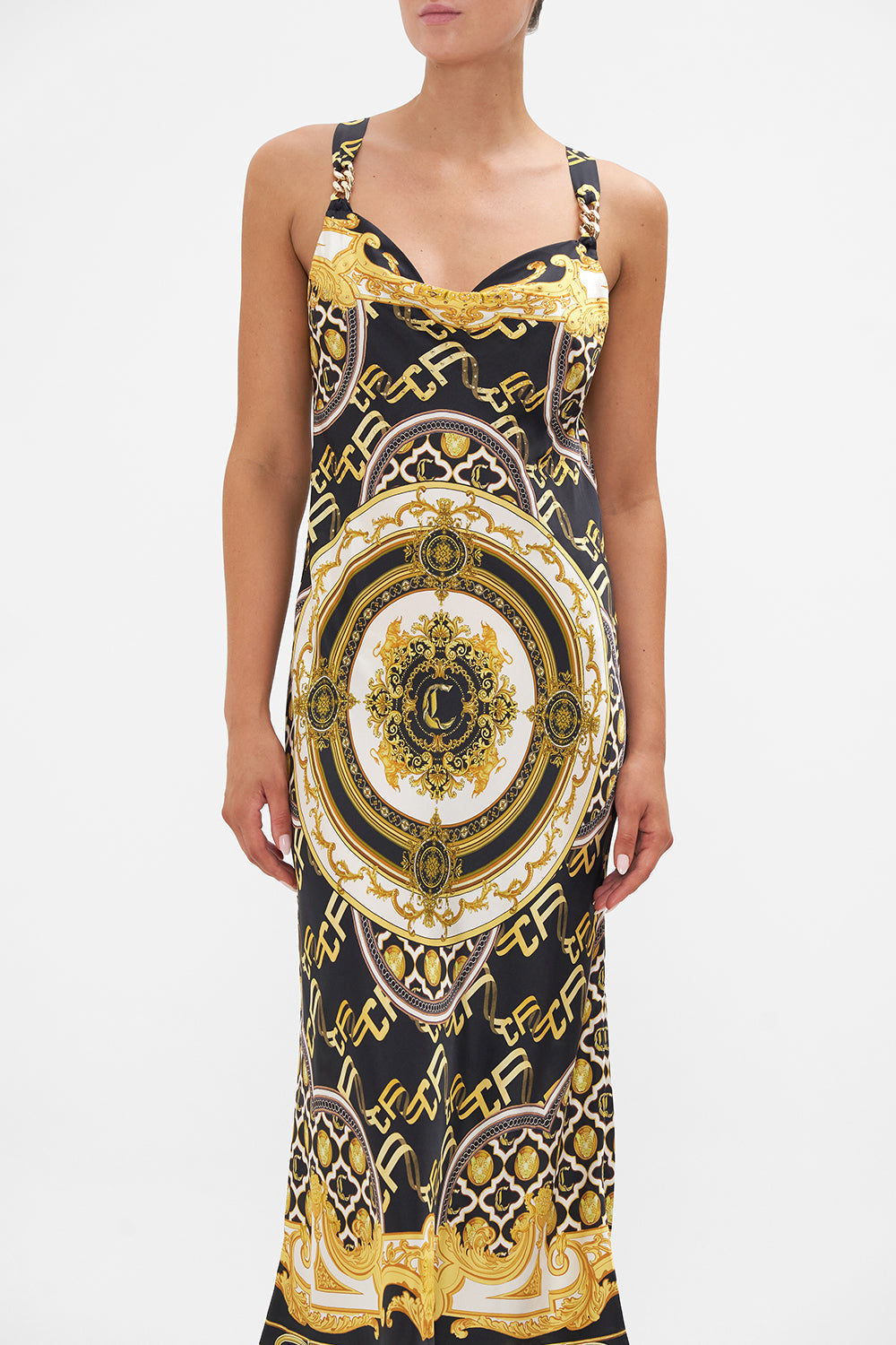 BIAS SLIP WITH WIDE STRAP TETHER ME NOT