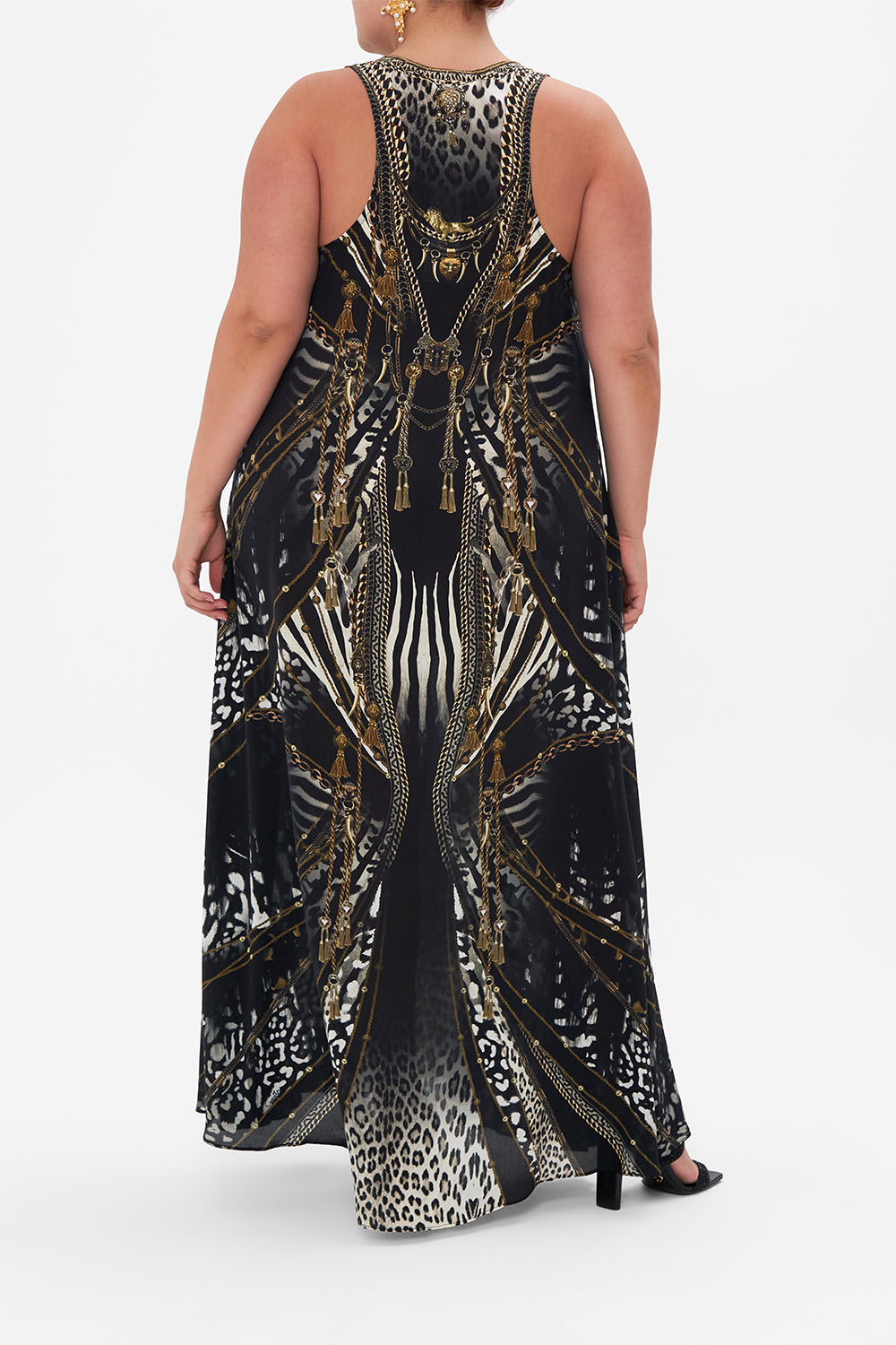 LACE UP RACER BACK DRESS UNTAMED ROYALTY