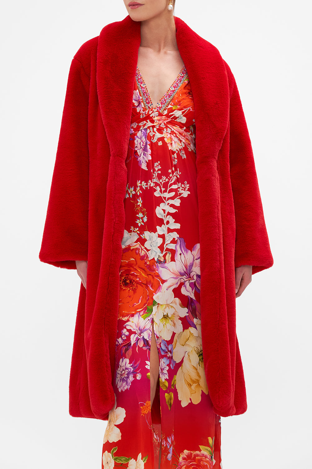 LONG TEDDY COAT KISS AND TELL