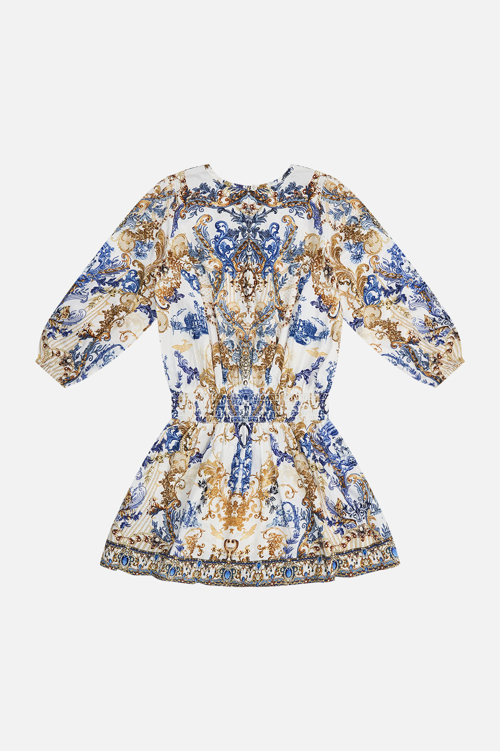 KIDS RELAXED SHIRRED WAIST DRESS 4-10 SOUL SEARCHING