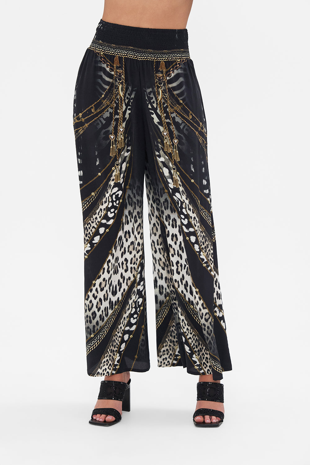 SHIRRED WAIST PANT UNTAMED ROYALTY