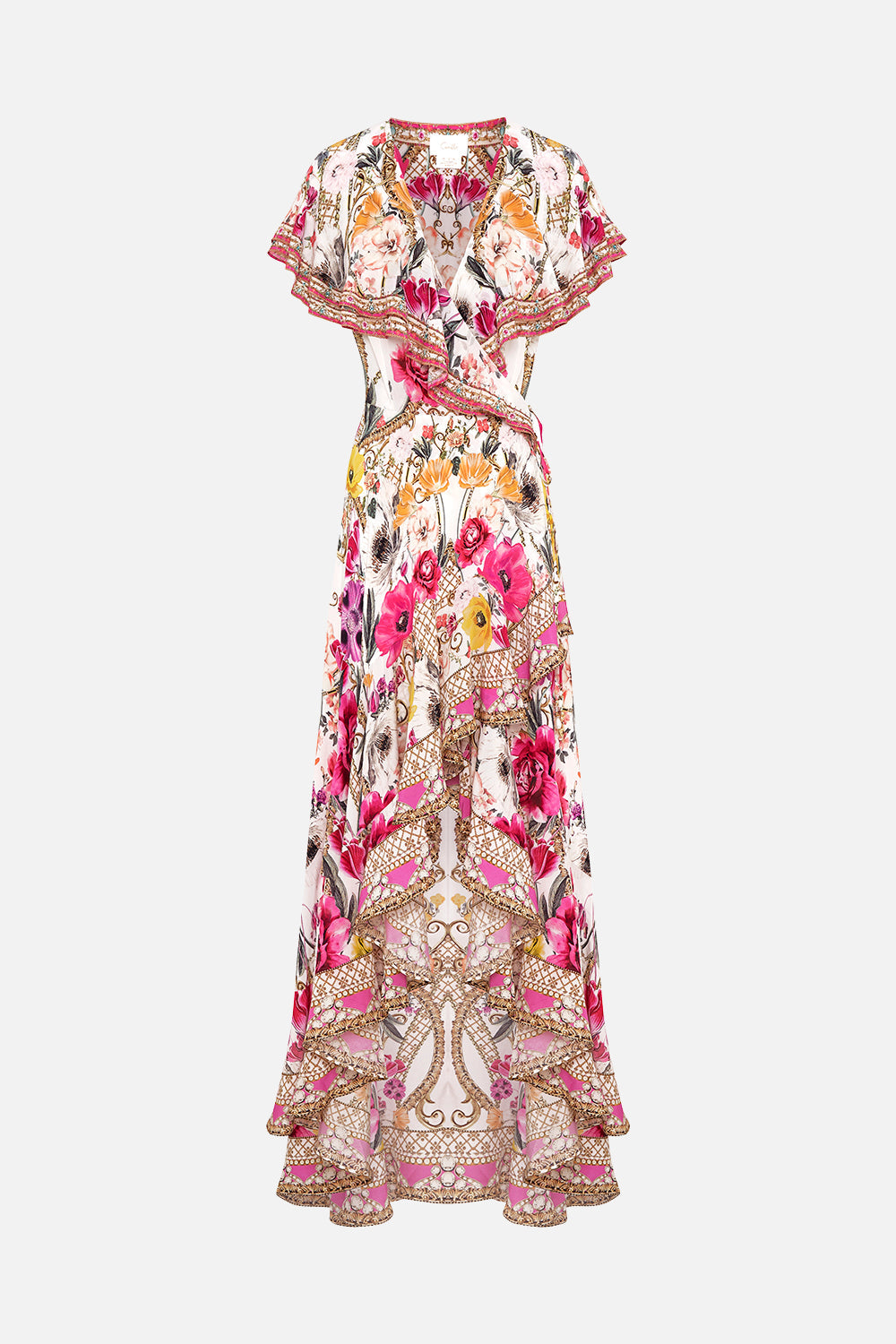 FRILL SLEEVE LONG DRESS DESTINY CALLING