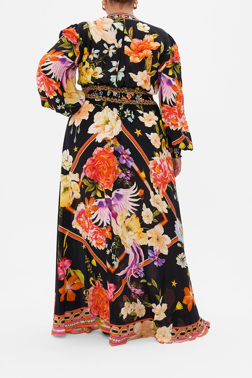 BUTTON DRESS WITH SHAPED WAISTBAND SECRET HISTORY