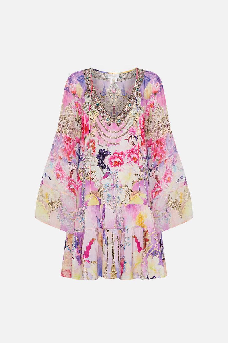 BUTTON FRONT FRILL DRESS SONIC SYMPHONIES