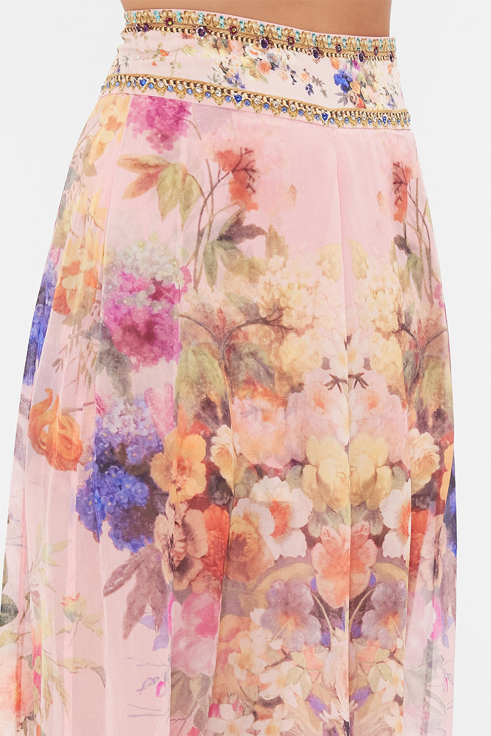 SHEER WIDE LEG PANT LETTERS FROM THE PINK ROOM