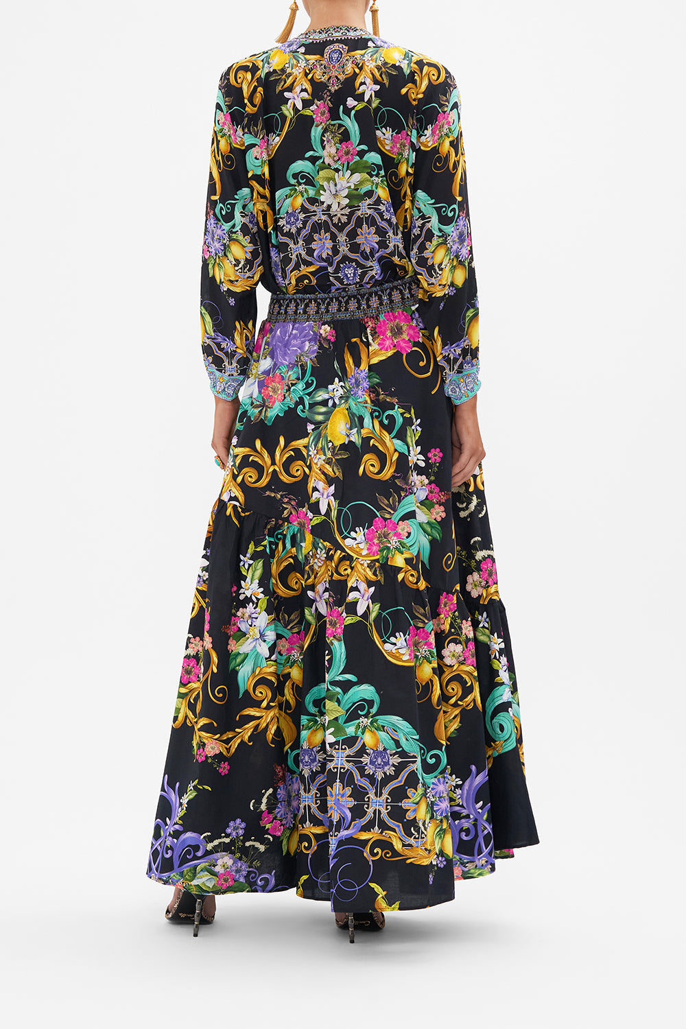 LACE UP BLOUSE MEET ME IN MARCHESA