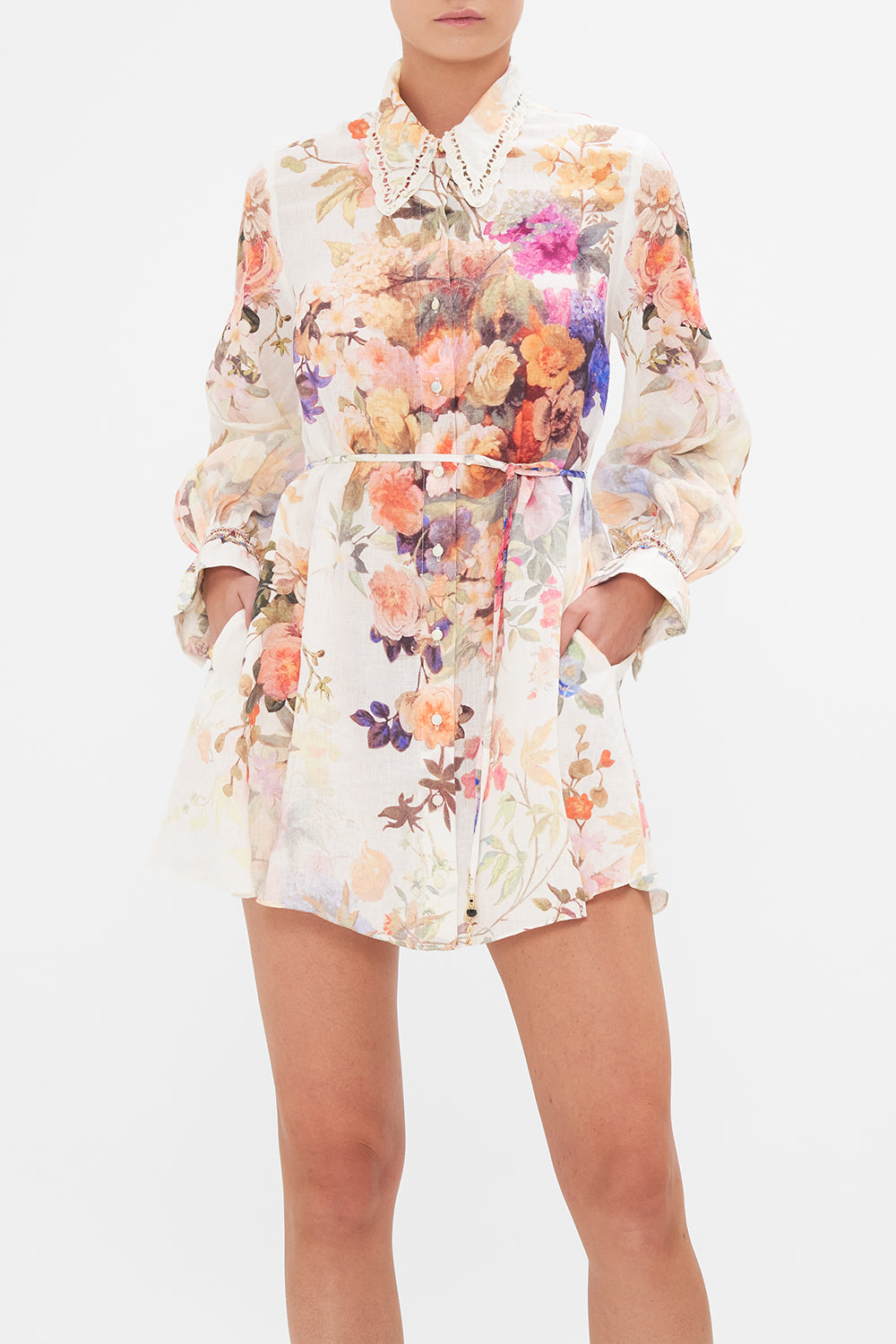 SHIFT SHIRT DRESS FRIENDS WITH FRESCOS
