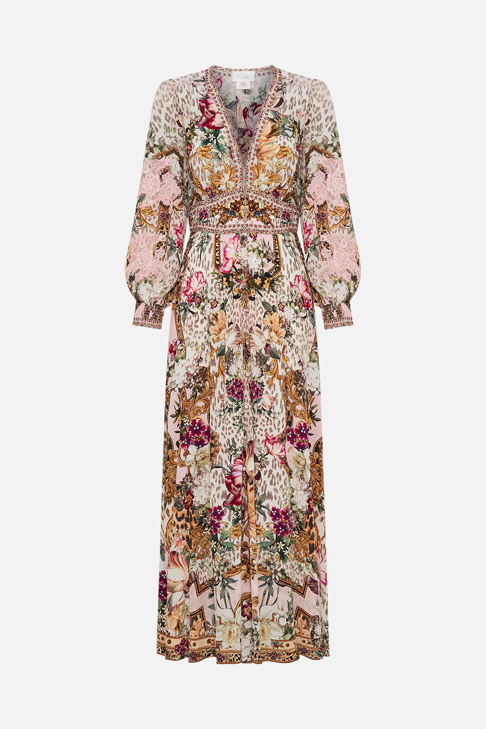 BUTTON DRESS WITH SHAPED WAISTBAND BAMBINO BLISS