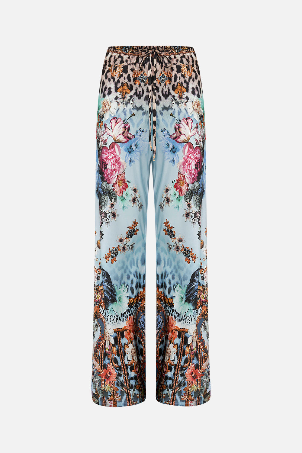 BIAS CUT DRAWSTRING PANT LETTERS TO LEO