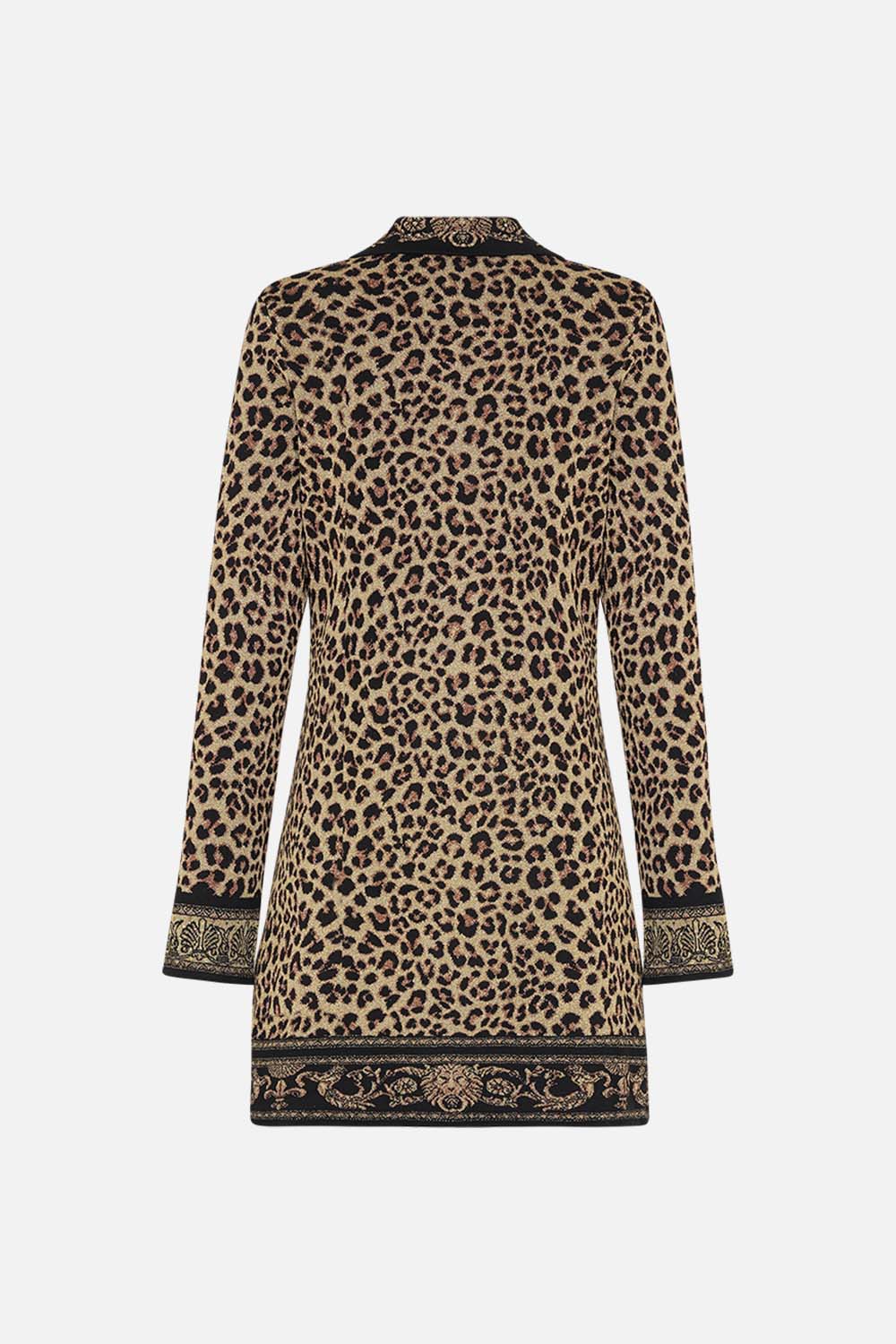 ZIP FRONT MINI KNIT DRESS STANDING OVATION